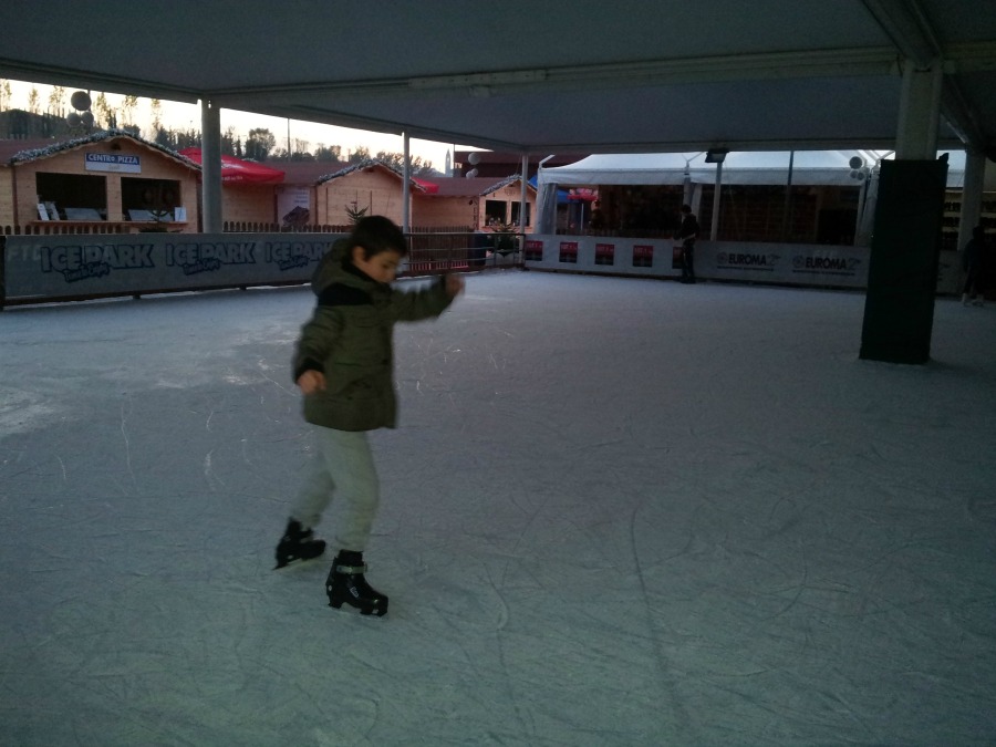 pista pattinaggio su ghiaccio eur