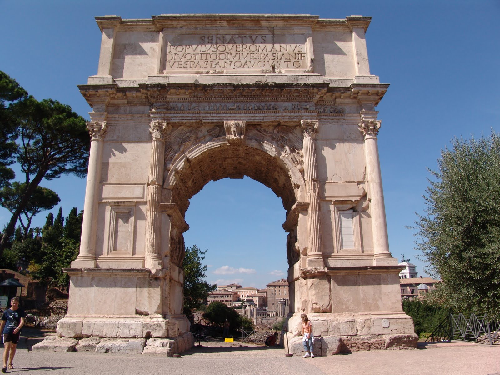 Arch of Titus, Rome, ca. 81 CE, marble