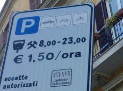 parcheggio strisce blu roma