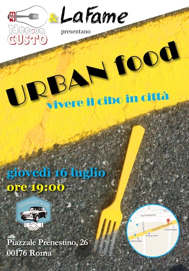 Locandina 16 luglio_Urban Food