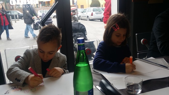 acino brillo bambini ristorante roma