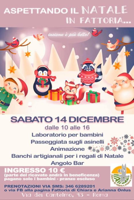 Cosa fare a Roma con i bambini nel weekend 14-15 dicembre